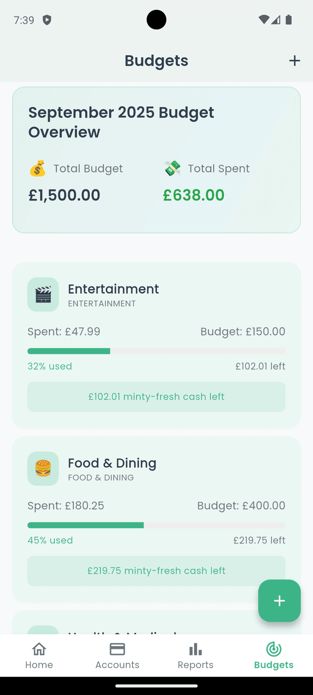 Minty Finance App Screenshot 3